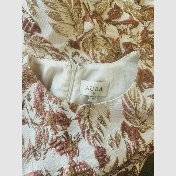 Red Dress Boutique Women’s XL Gather To Celebrate Rose Gold Multi Dress by AURA - Picture 10 of 13